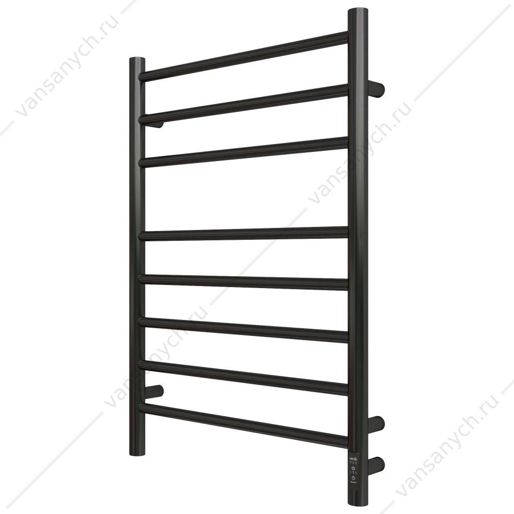 УТ000034481 Полотенцесушитель 50х80 электрический 90Вт Grois Laura GR-132 П8 black mat R GROIS (Россия) купить в Тюмени (Ван Саныч™)